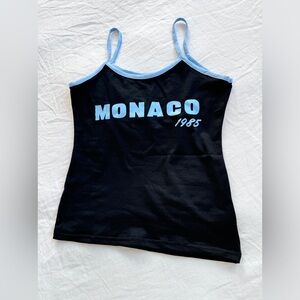 Monaco tank top. Size S, cotton fabric. Brand new